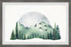 "Serene Forest" Framed Painting Print, 18x12