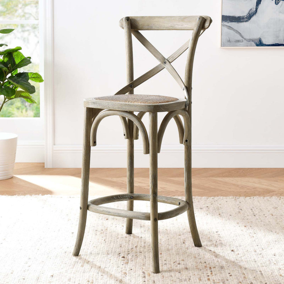 Gear Counter Stool, Gray