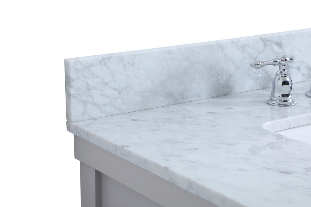 Home Living 22" Farmhouse Grey-Light Bathroom Vanity