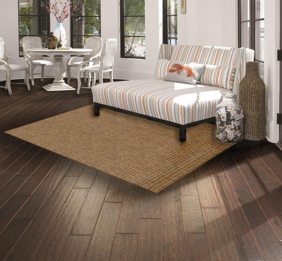 Couristan Antigua Indoor/Outdoor Accent Rugs - Stylish Comfort for Every Setting, Bronze, 4'x8'