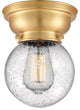 Innovations 623-1F-SG-G204-6-LED 1-Light Flush Mount, Satin Gold