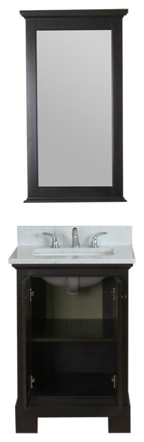 Richmond 24" Bathroom Vanity With Carrera Marble Top