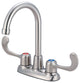 Two Handle Bar Faucet, PVD Brushed Nickel