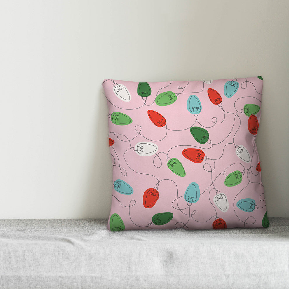 Bright Lights 20"x20" Throw Pillow