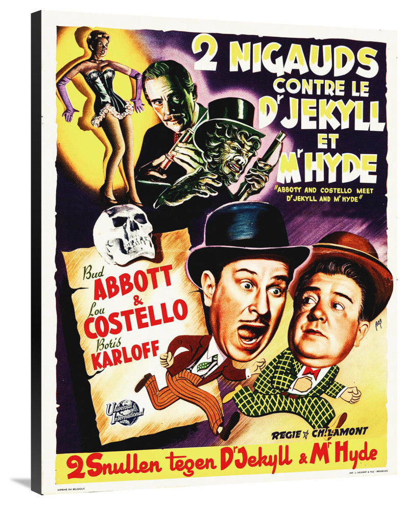 Abbott and Costello, French, Dr Jekyll And Mr Hyde, 01, 31x40