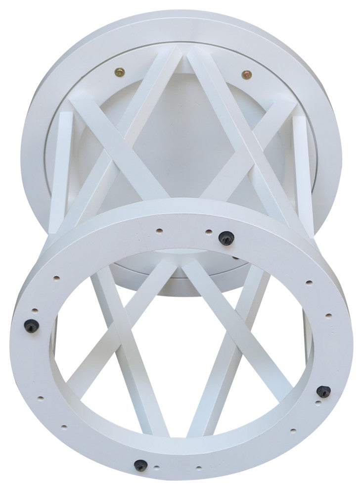 Round Ceylon End Table