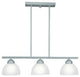 Livex Lighting 3 Light Brushed Nickel Island - 4226-91