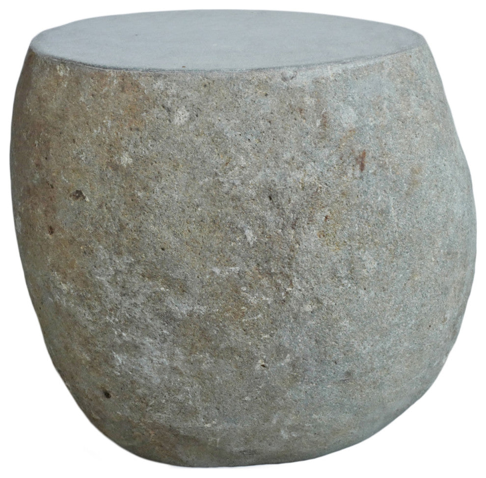 Stone Boulder Stool Table 3