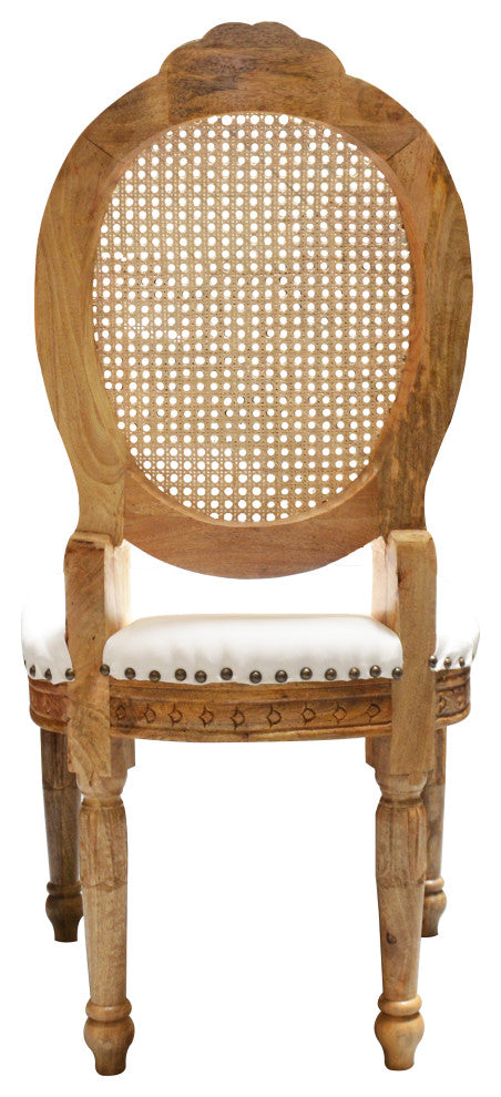 Valencia Cane Back Chair, Natural