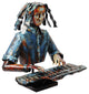 "Homme" Iron Hand-Painted Colorful Art Sculpture, Multi Color, The Pianist