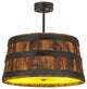 25W Whiskey Barrel Pendant