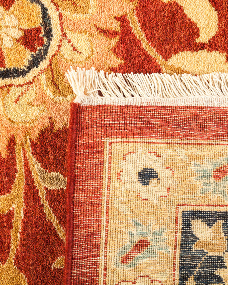 Mogul, One-of-a-Kind Hand-Knotted Area Rug Red, 8'2"x10'1"