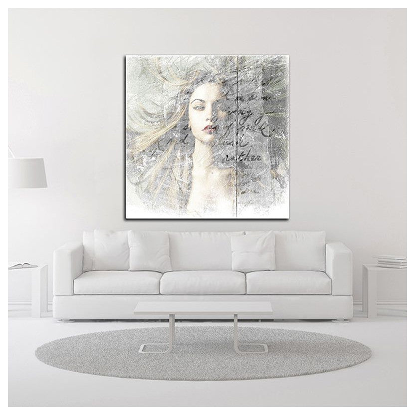 "Blown Away" by GraphINC, Print on Canvas, 14"x14"
