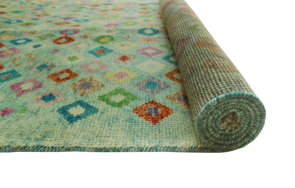 Balochi Tamtun Lt. Green Rug