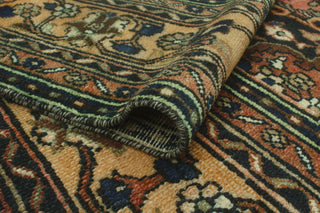 Fine Vintage Distressed Ametta Rust/Charcoal Rug, 7'4x8'1