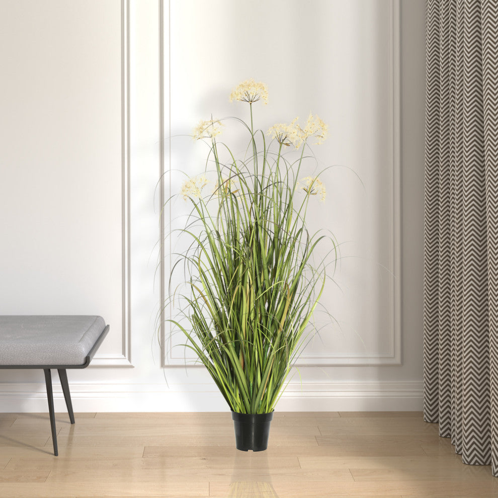 36" Dandelion Grass In Pot