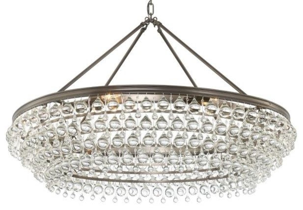 Calypso 8-Light Chandelier, Vibrant Bronze Finish