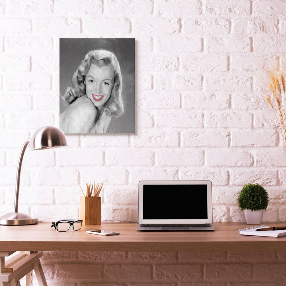 Stupell Industries Young Marilyn Vintage Hollywood Movie Star, 24 x 30