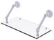 Prestige Skyline 18" Floating Glass Shelf, Matte White