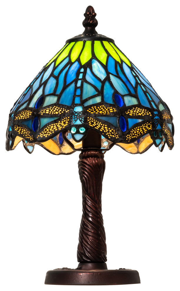 13 High Tiffany Hanginghead Dragonfly Mini Lamp