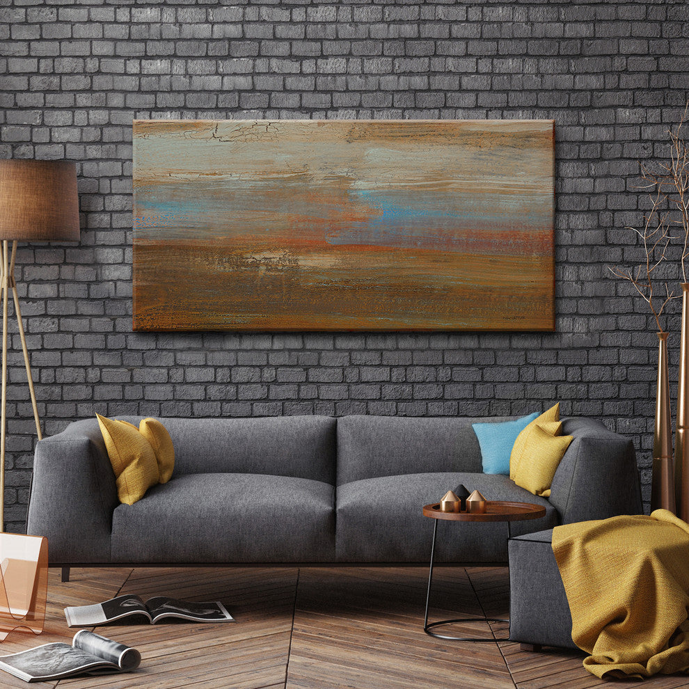 Ready2HangArt Oversized Canvas ''Canyon Ranch Sunset'' by Norman Wyatt, 12"x24"