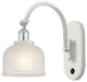 Innovations 518-1W-WPC-G411 1-Light Sconce, White and Polished Chrome
