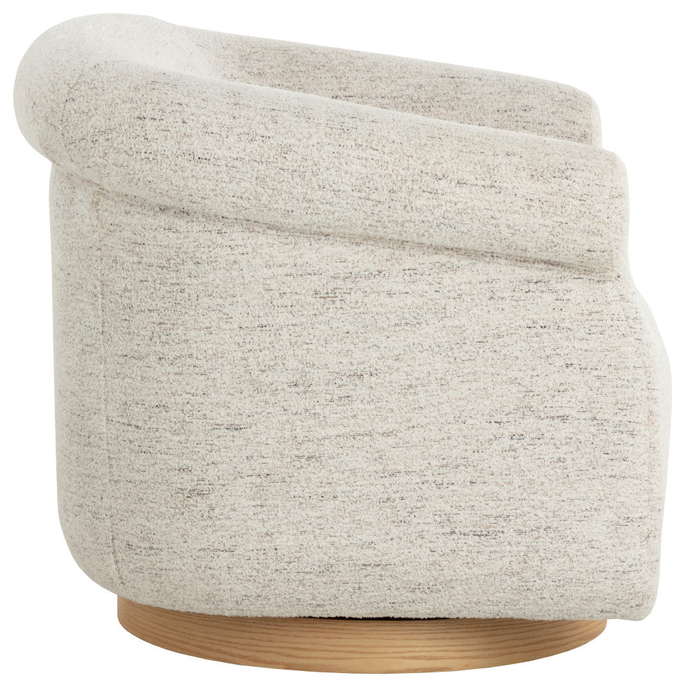 Libby Swivel Lounge Chair, Hailey Moon