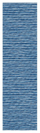Indoor/Outdoor Laidley LA1 Navy Machine Washable 2'3" x 7'6" Rug