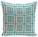 Geometric Decorative Outdoor Pillow, Bahama, 20"x20"