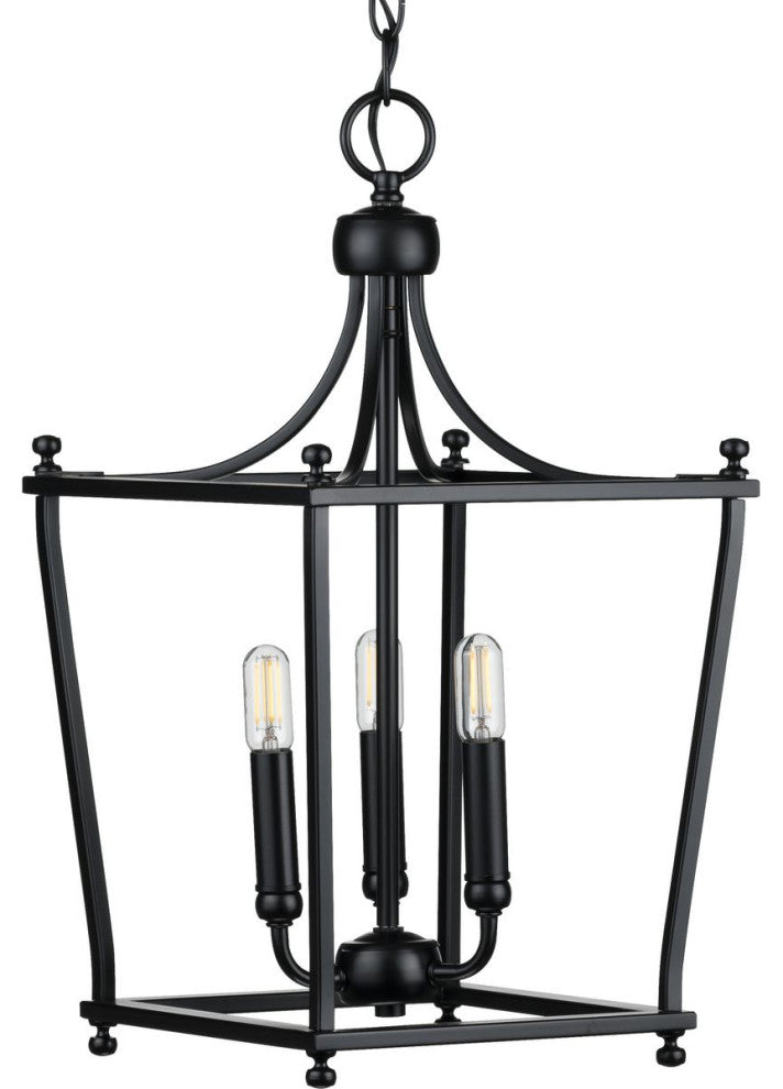 Parkhurst Collection Black 3-Light Foyer