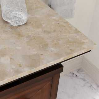 Woodard Bathroom Vanity, Single Sink, 48", Brown, Freestanding