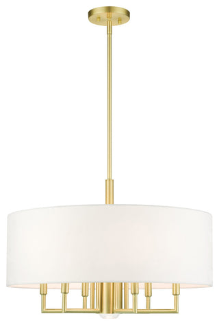 Satin Brass Timeless, Transitional, Pendant Chandelier