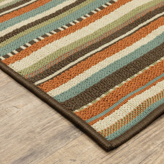 Montego 6996C Green/Blue 2'5" x 4'5" Rug