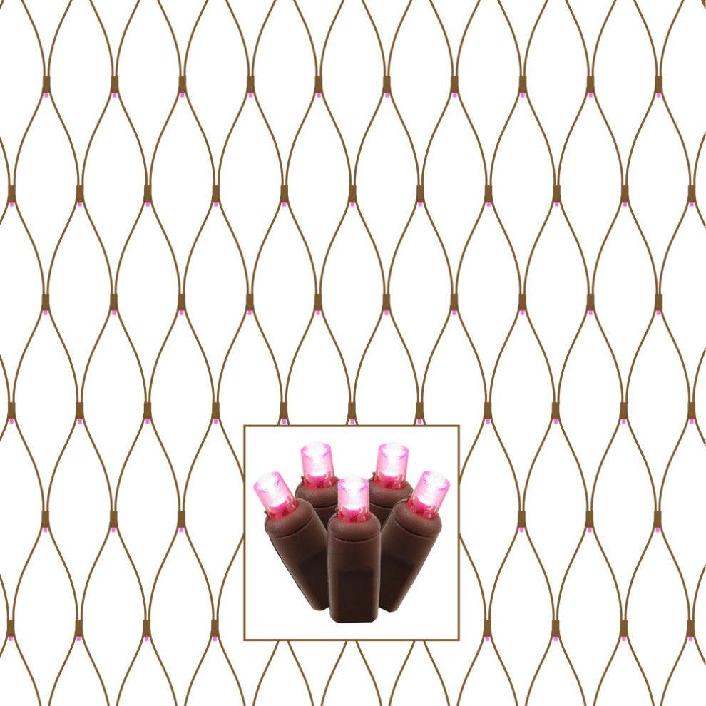 150Lt 2'X8' Led Pink/Bw Wideangle Net
