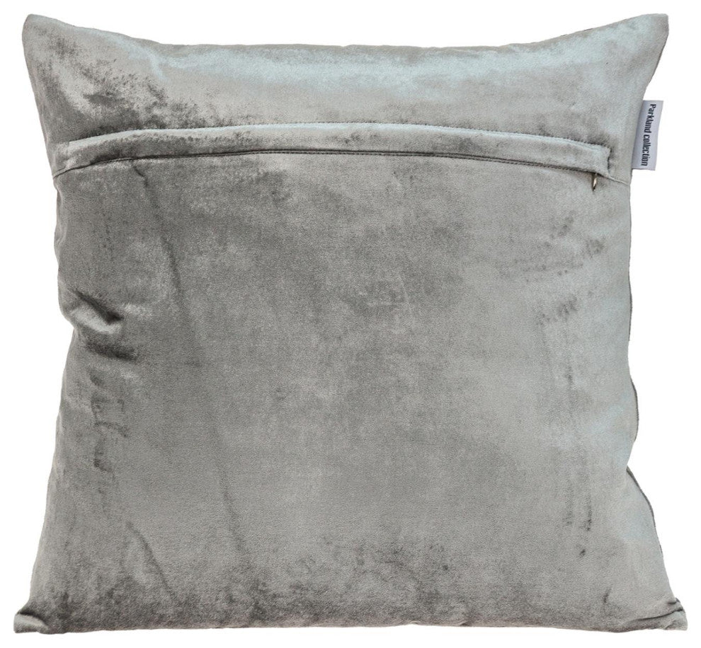 Parkland Collection Hazel Gray Throw Pillow