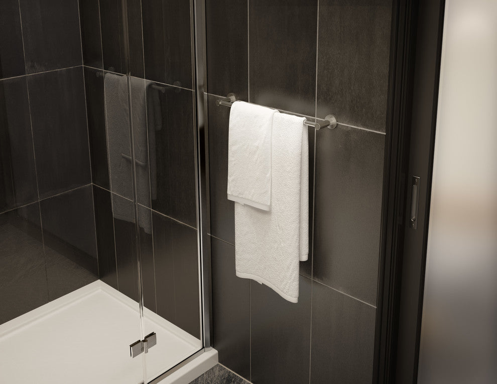 Dia 18 Inch Towel Bar with Mounting Hardware, Satin Nickel