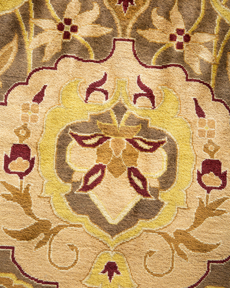 Mogul, One-of-a-Kind Hand-Knotted Area Rug Brown, 9' 0" x 12' 2"