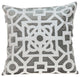 Parkland Collection Hazel Gray Throw Pillow