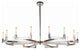 Elegant Lighting Corsica Collection Chandelier, Polished Nickel