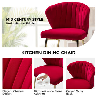 Milia Dining Chair, Red
