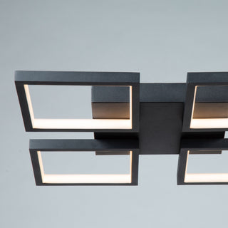 Graymar 24W LED Flush Mount, Black