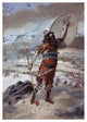 "Joshua Gives The Signal For The Attack" Paper Print by James Tissot, 17"x24"