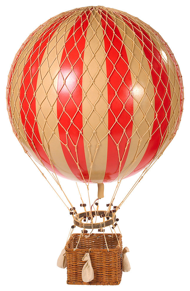 True Red Jules Verne Hot Air Balloon