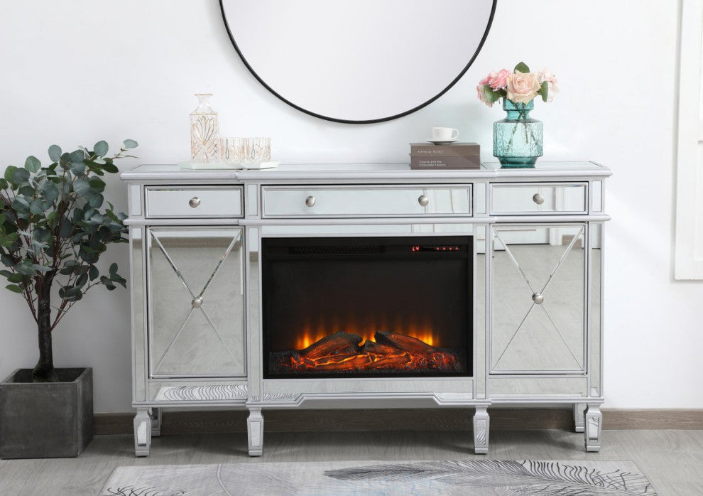 Elegant MF61060SC-F1 Contempo 60" Mirrored Credenza