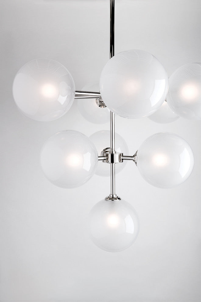 Ashleigh LED Chandelier, Finish: Polished Nickel