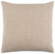 Surya Willa Oatmeal Pillow Shell With Polyester Insert 18"H X 18"W