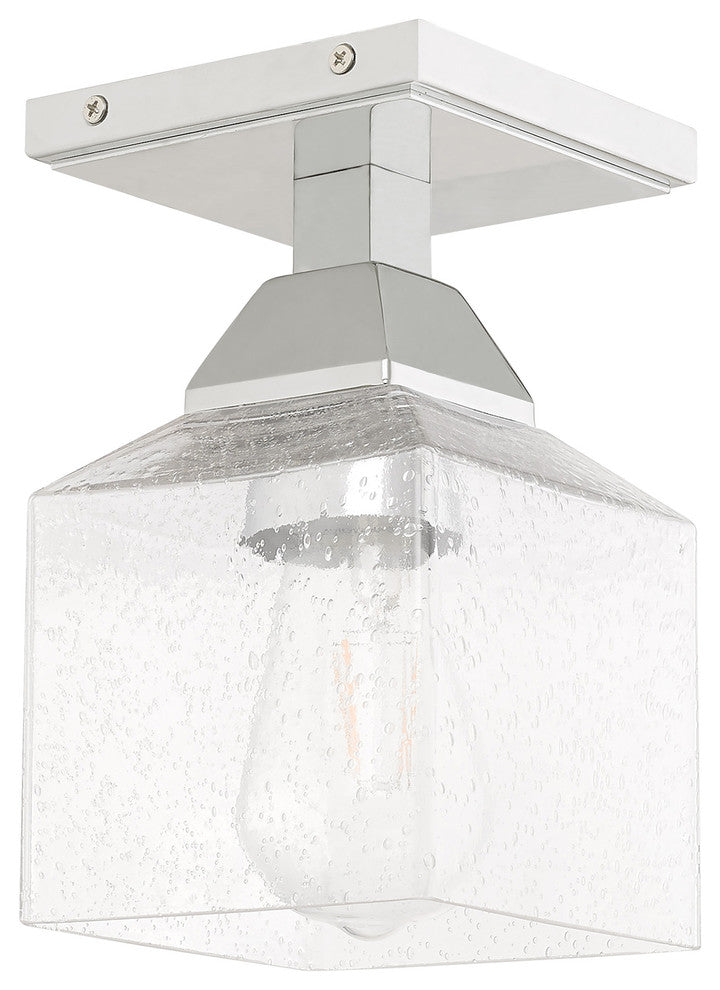 Livex Lighting Polished Chrome 1-Light Ceiling Mount