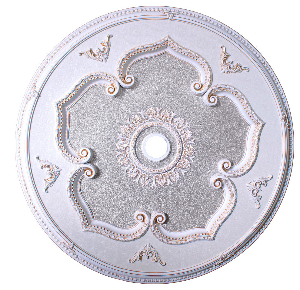 Artistry Lighting, Round 51" Antique White Ceiling Medallion (ART13-F1-054)