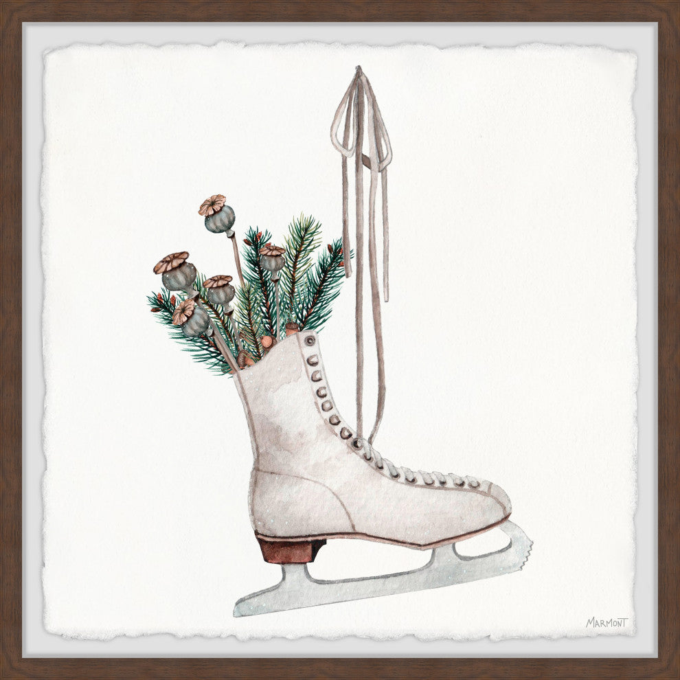 "Skating Boot" Framed Painting Print, 32x32