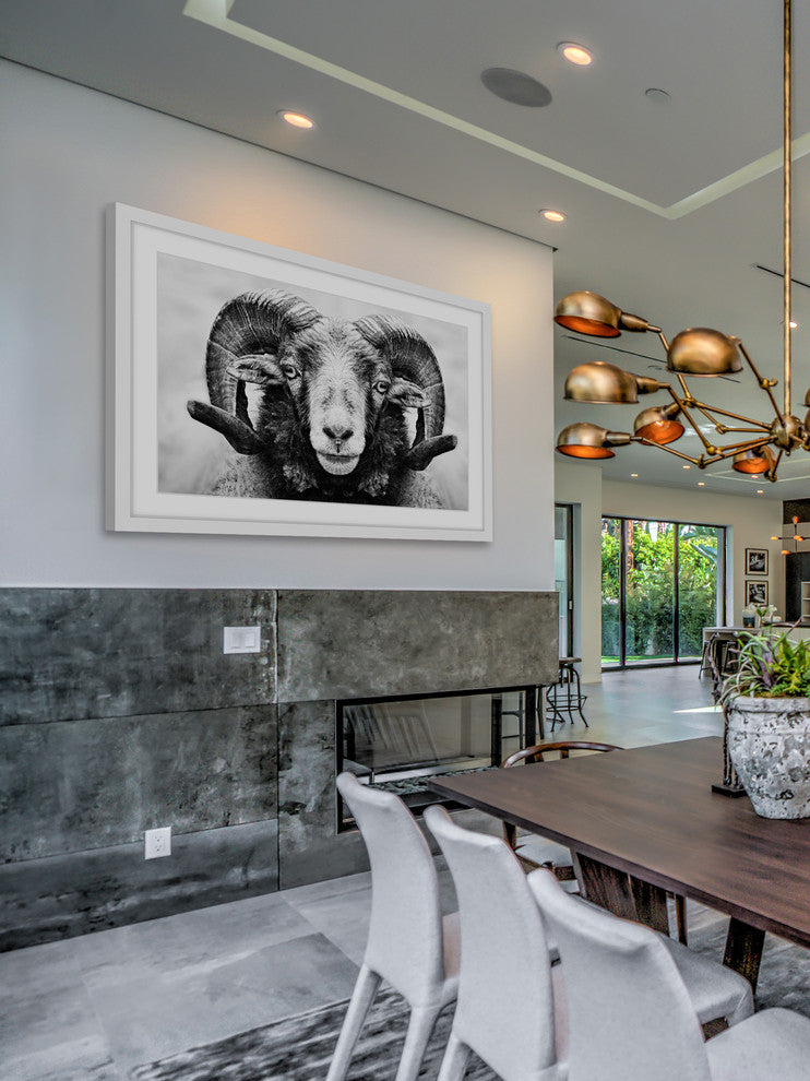 Marmont Hill, "I Dare You Ram" Framed Painting Print, 36x24